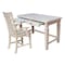 International Concepts Desk, 24 in D X 48 in W X Parawood, Unfinished KOF-72-C13A-1 - alternate 6